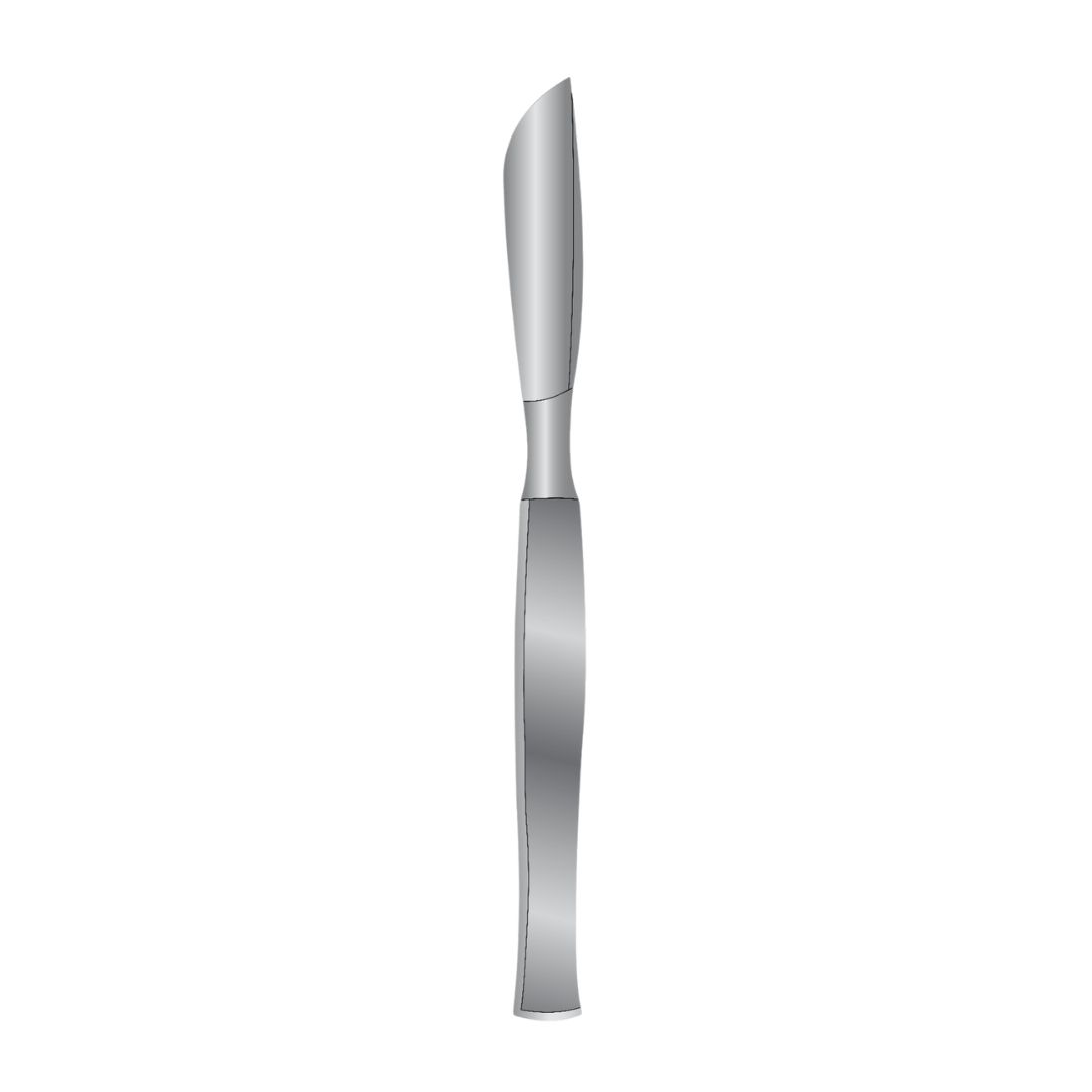 Resection & Cartilage knife, 6.5 × 13cm, 19cm