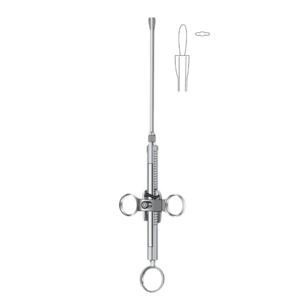 BRUENINGS, Tonsil Snare, With Double Ratchet, 28cm